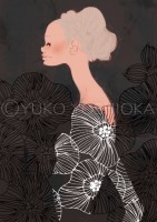 illustration　fashionillustration　イラストレーション　イラスト　drawing　女性ファッション　ファッションイラストレーション　ファッションイラスト　おしゃれ　シンプル　大人っぽい　吉岡ゆうこ