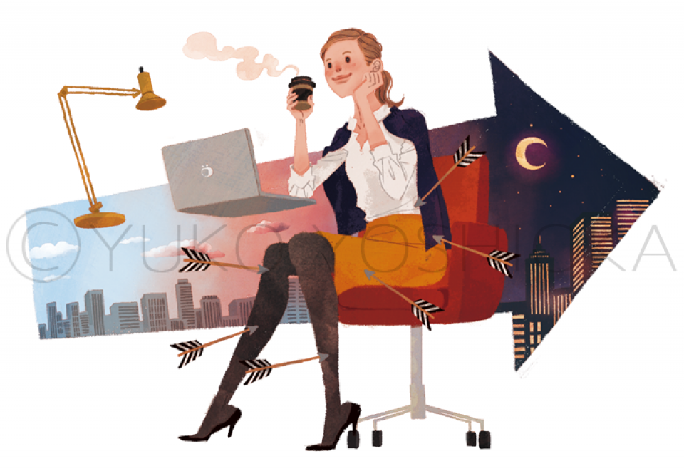 Webサイトのイラスト 吉岡ゆうこ