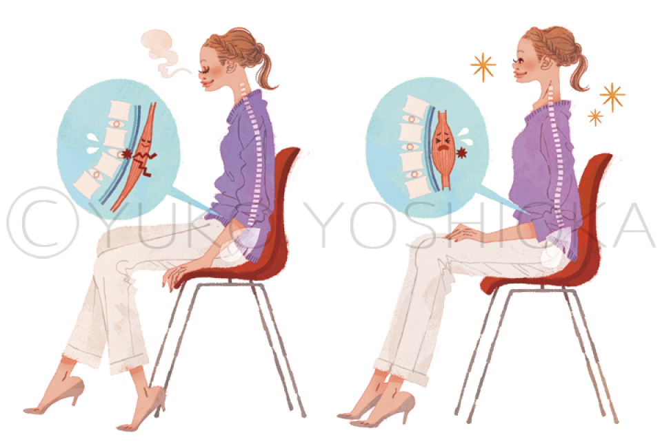 Webサイトのイラスト 吉岡ゆうこ