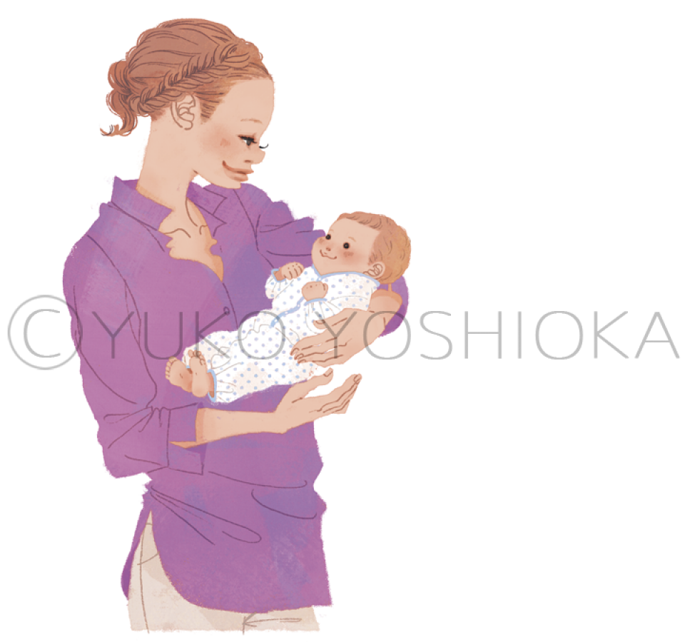 雑誌の挿絵 カット 18年4月 吉岡ゆうこ 雑誌の挿絵 カット 18年4月 吉岡ゆうこ