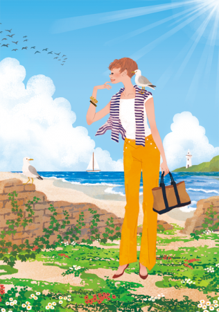 冊子 会報誌のイラスト 吉岡ゆうこ 冊子 会報誌のイラスト 吉岡ゆうこ